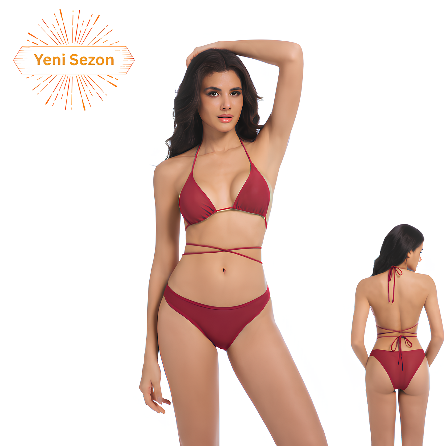 Tankini® - T9935B9916 Bronzlaşma Bikinisi